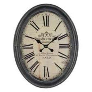 NEW-Paris Metal Wall Clock